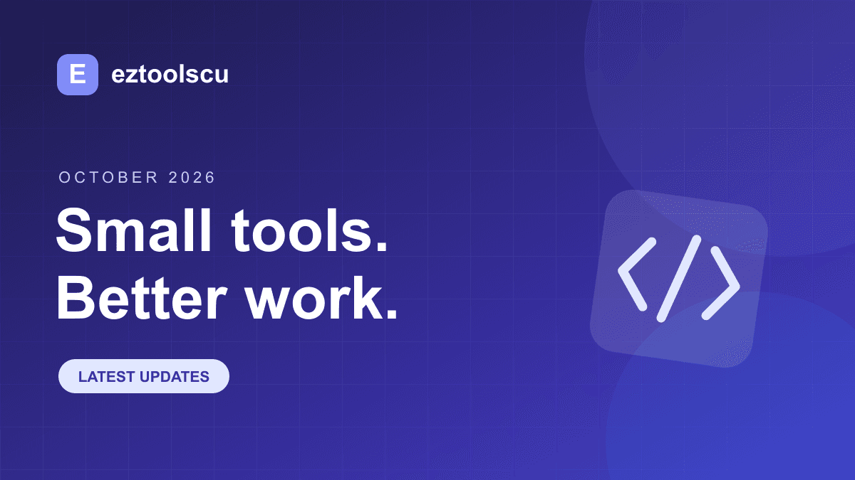 eztoolscu tool updates